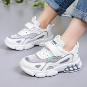 Dječje casual tenisice sa naljepnicom i mrežicom u više boja