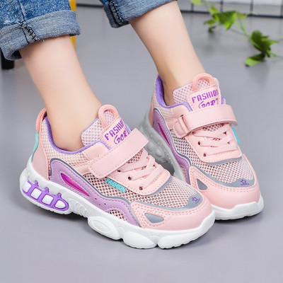 Dječje casual tenisice sa naljepnicom i mrežicom u više boja