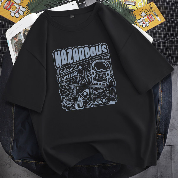 Novi model ženske majice - s okruglim izrezom i printom