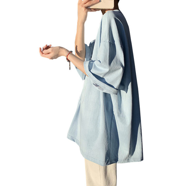 Ženski casual široki model majice s 3/4 rukavima