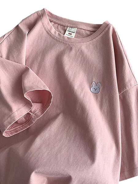 Ženska majica s ovalnim izrezom - široki model