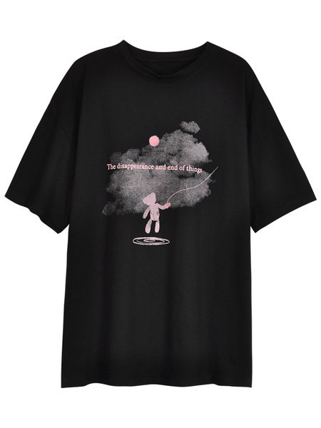 Ženska casual majica s aplikacijom i ovalnim izrezom - dva modela