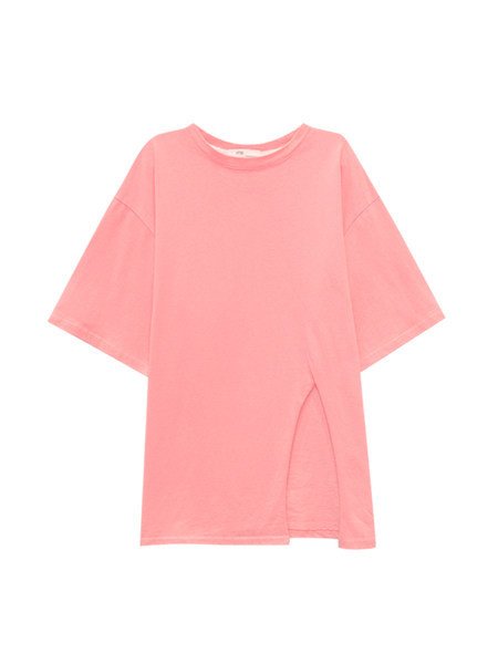 Ženska bluza s 3/4 rukavima i prorezom sa strane