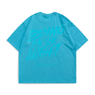 Ženska casual majica s natpisima i ovalnim izrezom