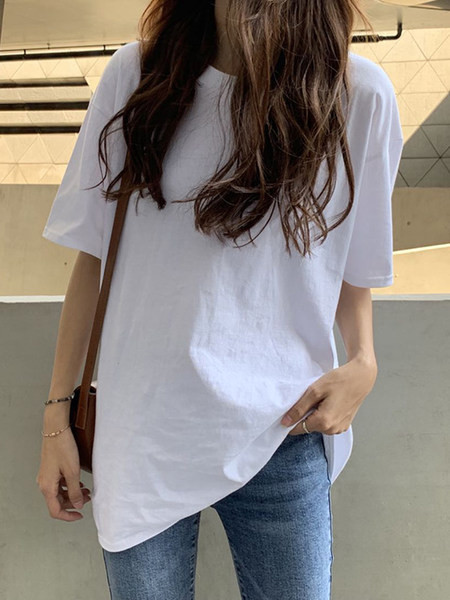 Ženska obična majica s okruglim izrezom