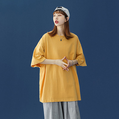 Απλή γυναικεία μπλούζα με οβάλ λαιμόκοψη - πολλά χρώματα