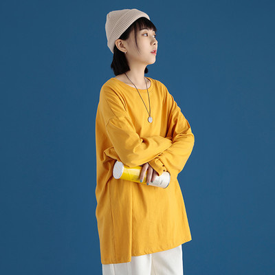 Απλή γυναικεία μπλούζα με οβάλ λαιμόκοψη - πολλά χρώματα