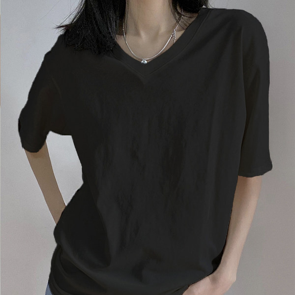 Ženska ležerna bluza s kratkim rukavima i špic izrezom