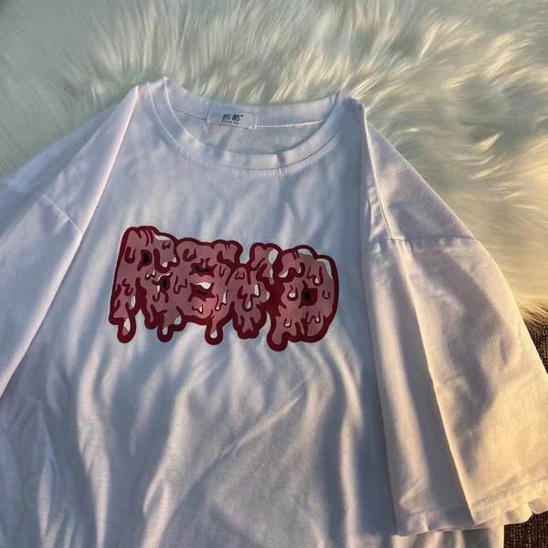 Ženska ljetna majica s aplikacijom i kratkim rukavima