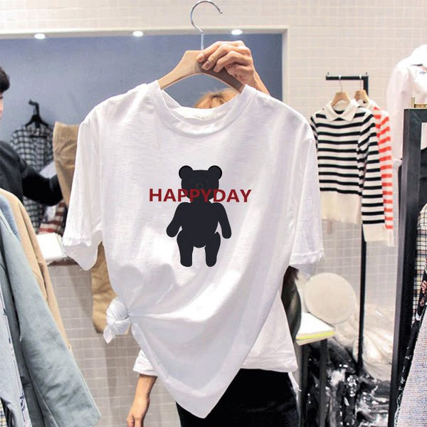 Novi model ženske majice s okruglim izrezom i kratkim rukavima