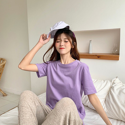 Casual γυναικείο μπλουζάκι με κοντά μανίκια σε διάφορα μοντέλα