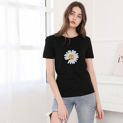 Casual γυναικείο μπλουζάκι με κοντά μανίκια σε διάφορα μοντέλα