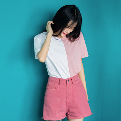 Casual γυναικείο μπλουζάκι με κοντά μανίκια σε διάφορα μοντέλα