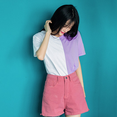 Casual γυναικείο μπλουζάκι με κοντά μανίκια σε διάφορα μοντέλα