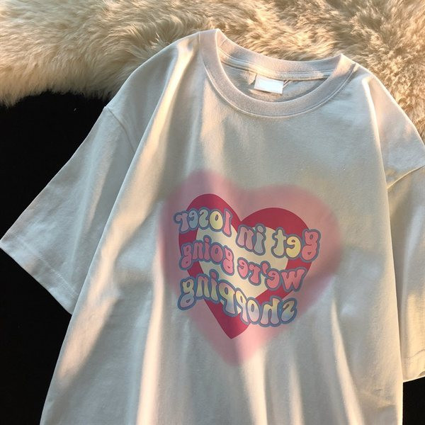 Moderna ženska majica kratkih rukava sa aplikacijom i natpisom u tri boje