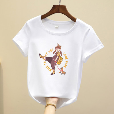 Καθημερινό μπλουζάκι με απλικέ χρώμα