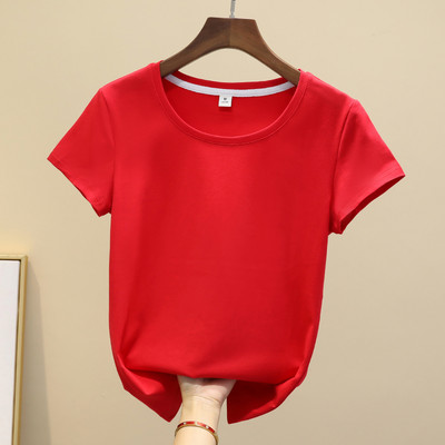 Καθημερινό μπλουζάκι με απλικέ χρώμα