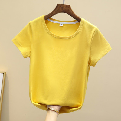 Καθημερινό μπλουζάκι με απλικέ χρώμα