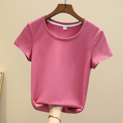 Καθημερινό μπλουζάκι με απλικέ χρώμα