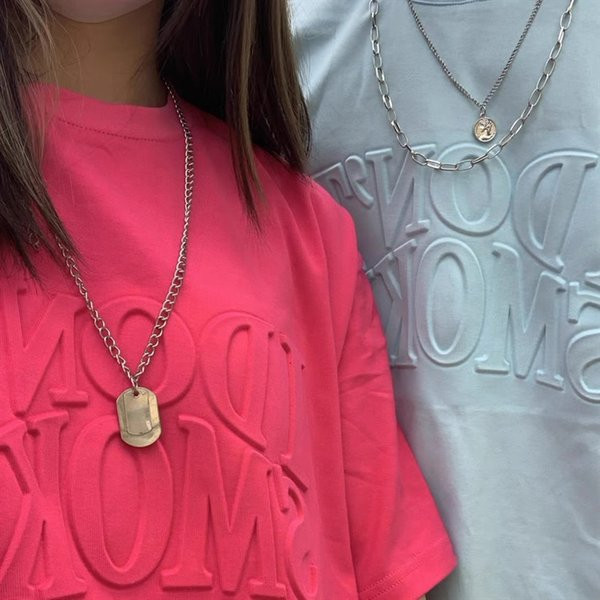 Γυναικείο casual μπλουζάκι με επιγραφή σε τρία χρώματα