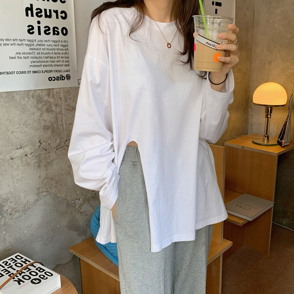 Ženska casual bluza - široki model s dugim rukavima