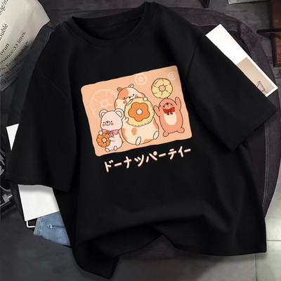 Γυναικείο casual μπλουζάκι με απλικέ - διάφορα χρώματα