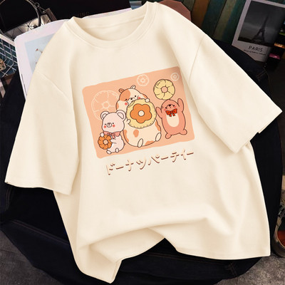 Γυναικείο casual μπλουζάκι με απλικέ - διάφορα χρώματα