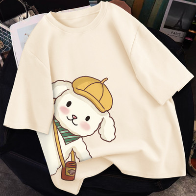 Γυναικείο casual μπλουζάκι με απλικέ - διάφορα χρώματα