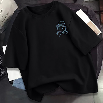 Γυναικείο casual μπλουζάκι με απλικέ - διάφορα χρώματα