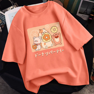 Γυναικείο casual μπλουζάκι με απλικέ - διάφορα χρώματα