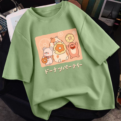 Γυναικείο casual μπλουζάκι με απλικέ - διάφορα χρώματα