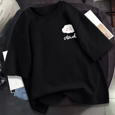 Γυναικείο casual μπλουζάκι με απλικέ - διάφορα χρώματα