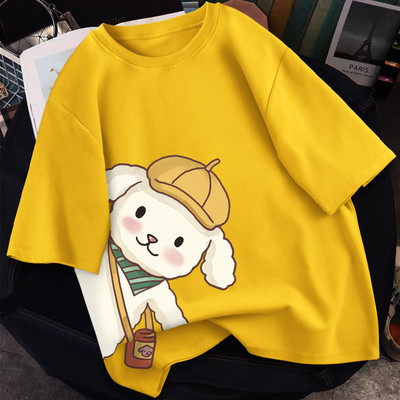 Γυναικείο casual μπλουζάκι με απλικέ - διάφορα χρώματα