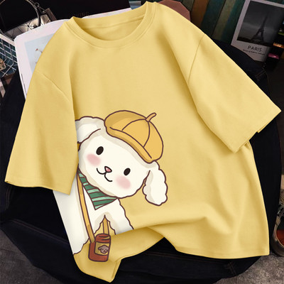 Γυναικείο casual μπλουζάκι με απλικέ - διάφορα χρώματα