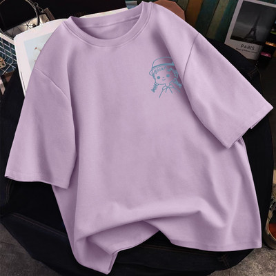 Γυναικείο casual μπλουζάκι με απλικέ - διάφορα χρώματα