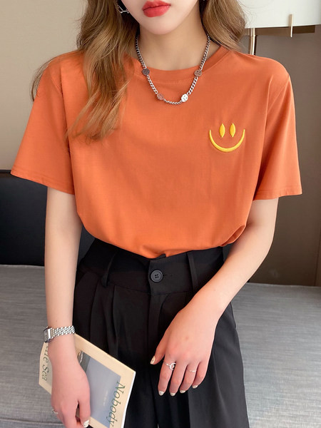 Pamučna majica s vezom