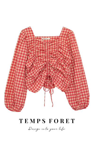 Novi model ženske bluze, tipa košulja sa voluminoznim rukavima i vezama