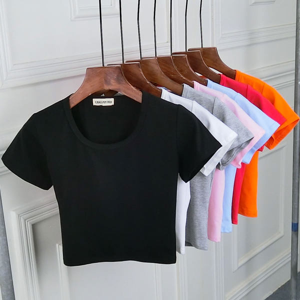 Kratka pripijena bluza s natpisima