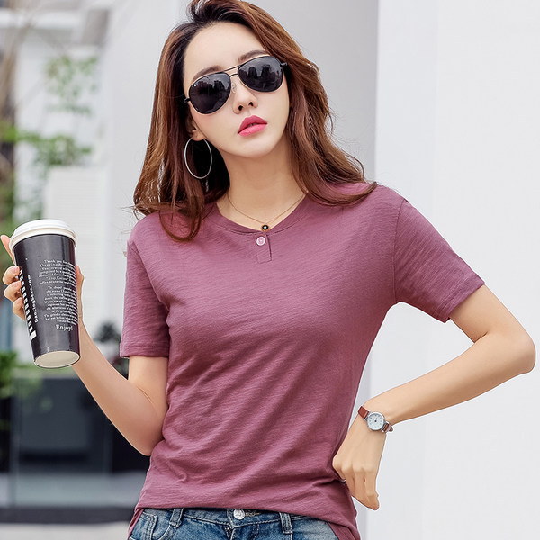 Novi model ženske čiste majice kratkih rukava