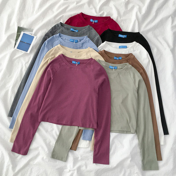 Ležerna ženska bluza dugih rukava - čist model