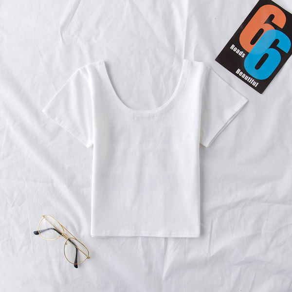 Trumpa palaidinė su užrašais – skirtingų spalvų