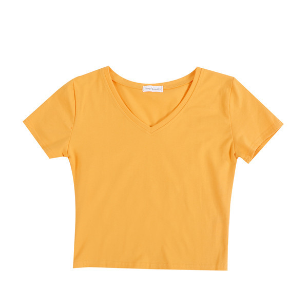 Kratka pripijena bluza sa špic izrezom