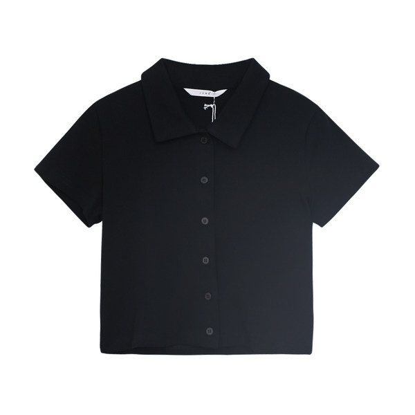 Običan model, klasične ženske majice s gumbima