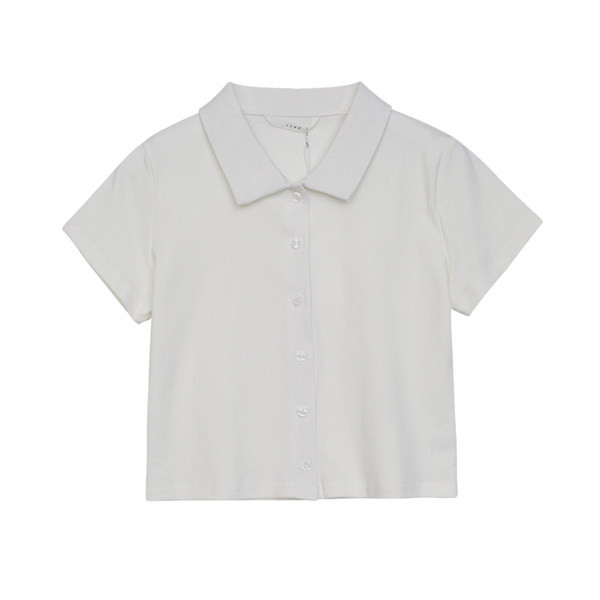 Običan model, klasične ženske majice s gumbima