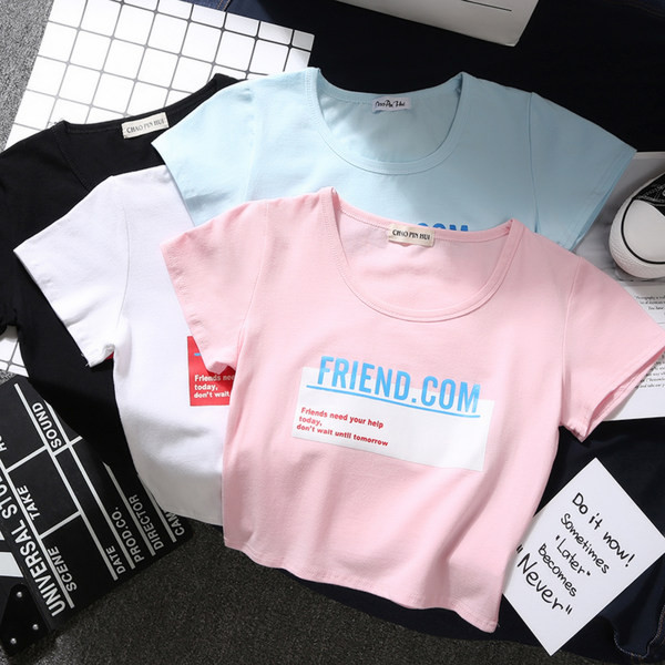 Novi model kratke bluze sa natpisima