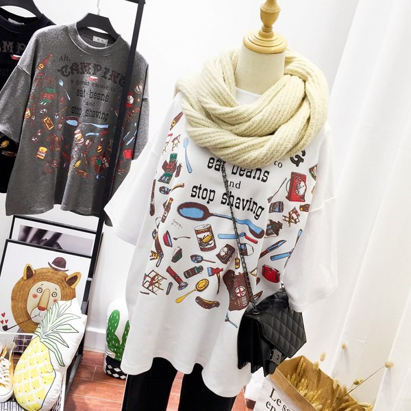 Ženska široka majica kratkih rukava - više modela