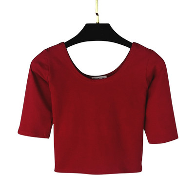 Običan model kratke ženske majice