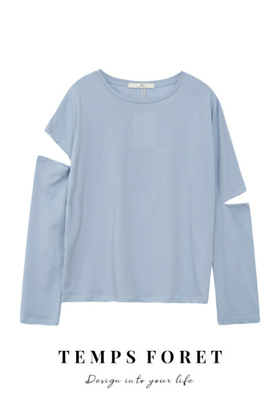 Ležerna ženska bluza dugih rukava i ovalnog izreza