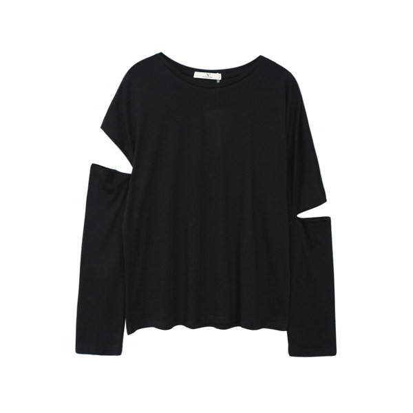 Ležerna ženska bluza dugih rukava i ovalnog izreza