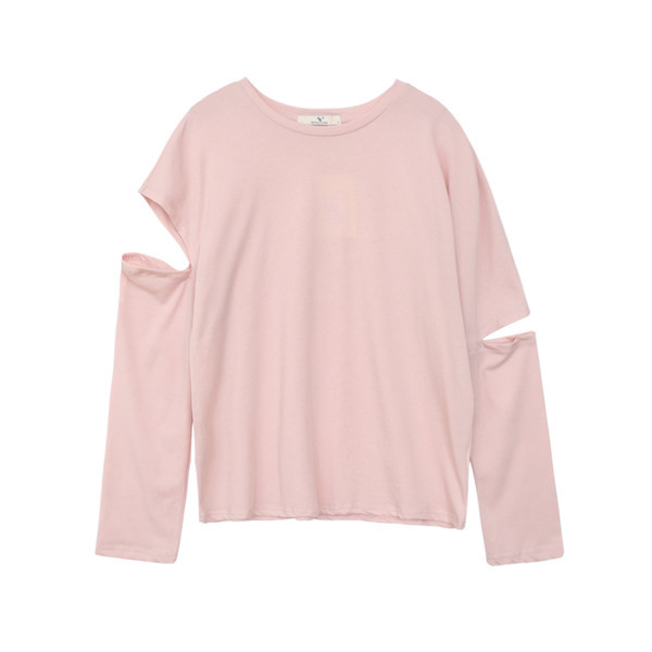 Ležerna ženska bluza dugih rukava i ovalnog izreza